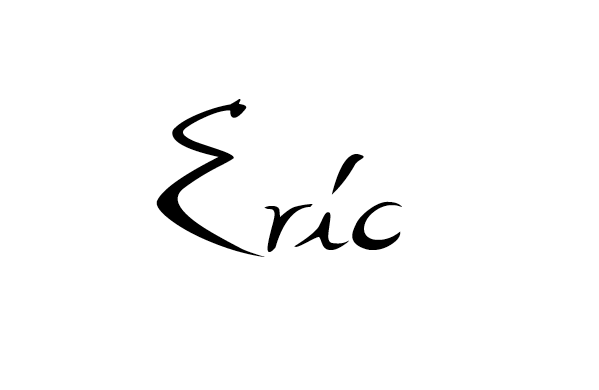 Надпись Eric